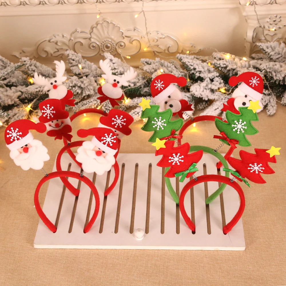 2022 Christmas Party Show Dress Up Jewelry Children's Xmas Gift Christmas Products Head Buckle AA062