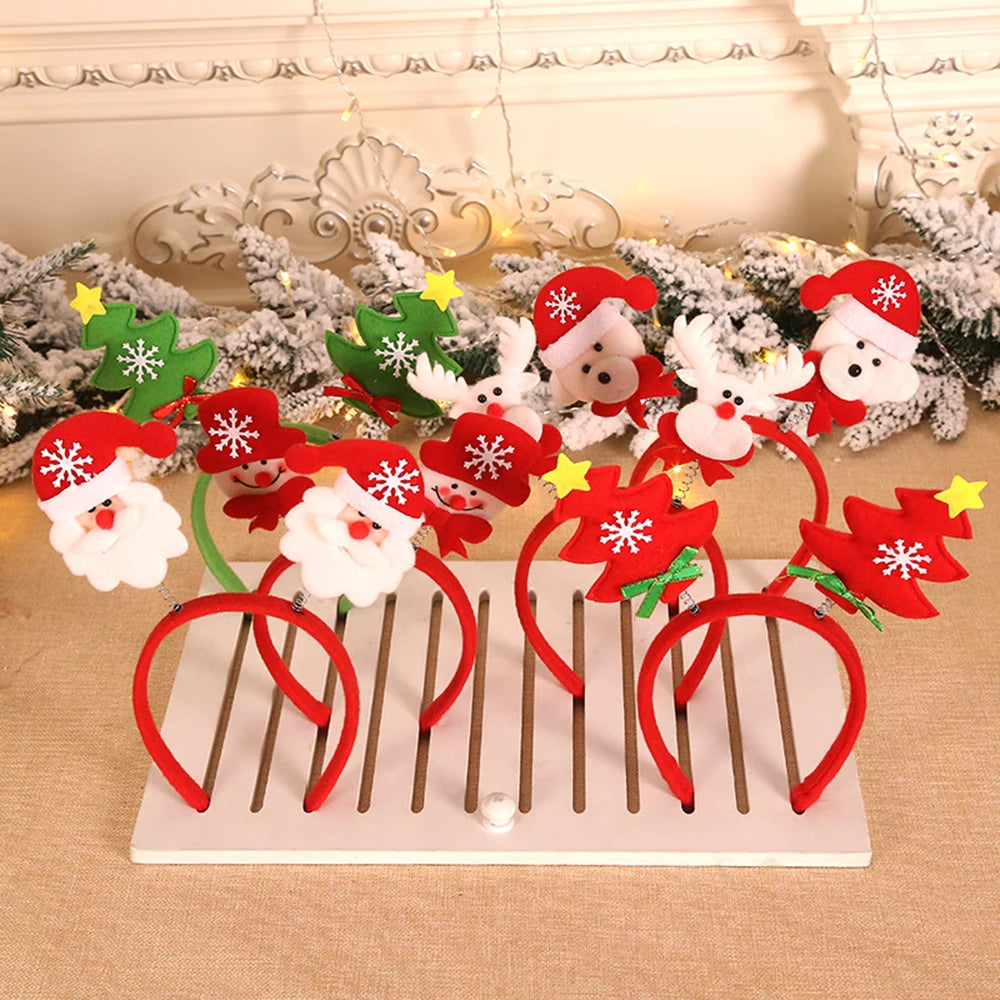 2022 Christmas Party Show Dress Up Jewelry Children's Xmas Gift Christmas Products Head Buckle AA062