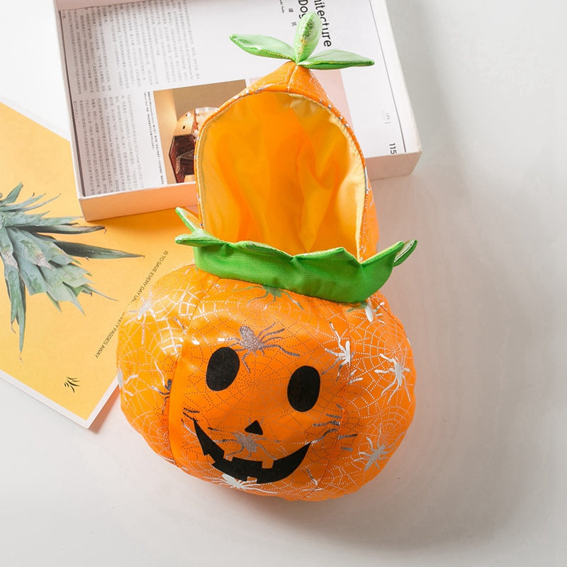 Dog Cat Halloween Pumpkin Costume,Pet Cosplay Costumes,Puppy Warm Outfits Hoodie Animal Autumn Winter Clothes M