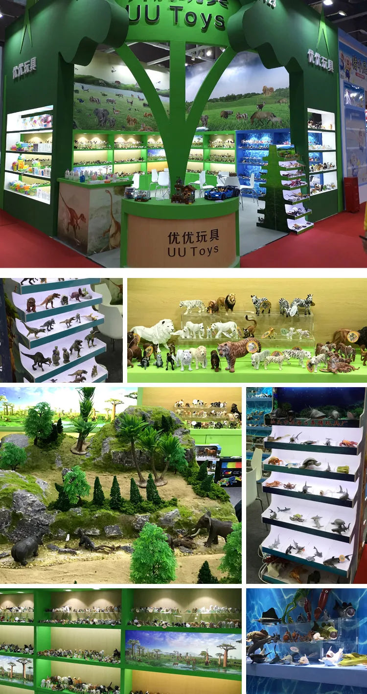 Kawaii Solid Simulation Animal Model Action Figure Toy Dog Pet Spot Dog Children's Cognitive Toys Ornaments for Kids Gift