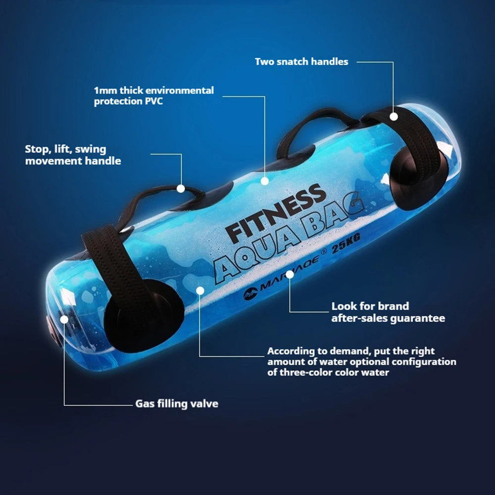 5-35KG Multifunctional inflatable water injection sandbag 1mmPVC fitness water bag weight-bearing equipment adjustable weight