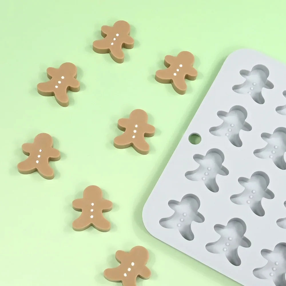 Halloween Molds Skull Pumpkin Chocolate Silicone Mold Witch Ghost Design Fudge Cake mould Dessert Decorating Baking Tools