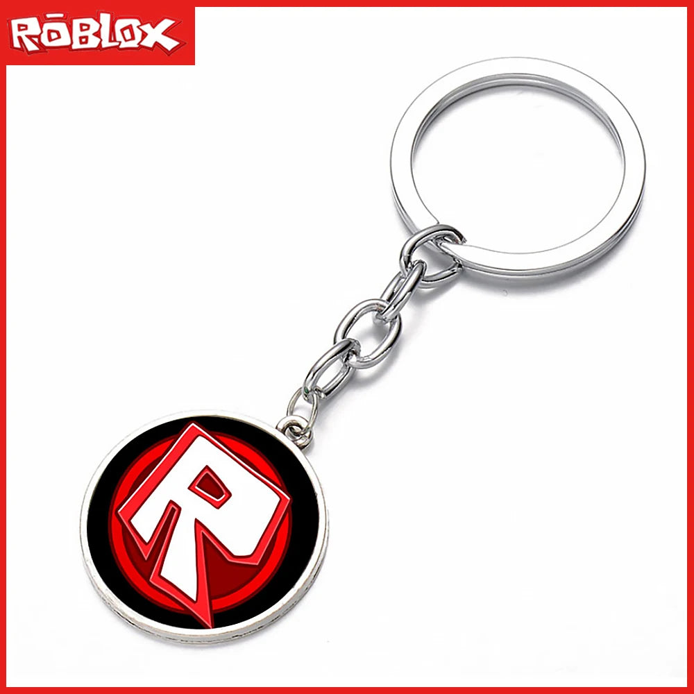2023 New Roblox Anime Game Keychain Cartoon Personalized Pendant Keychain Time Gemstone Jewelry Halloween Christmas Gifts