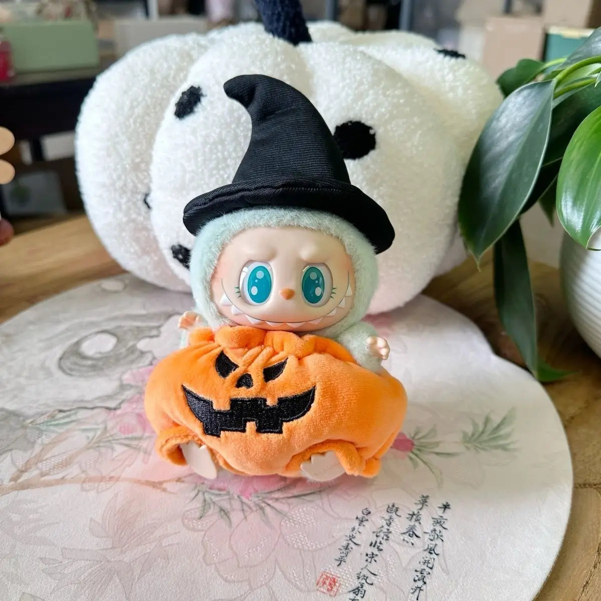 Plush Doll'S Clothes Outfit Halloween Clothing Accessories For Korea Kpop Exo Labubu II Idol Dolls Sitting Party Pumpkin Suit