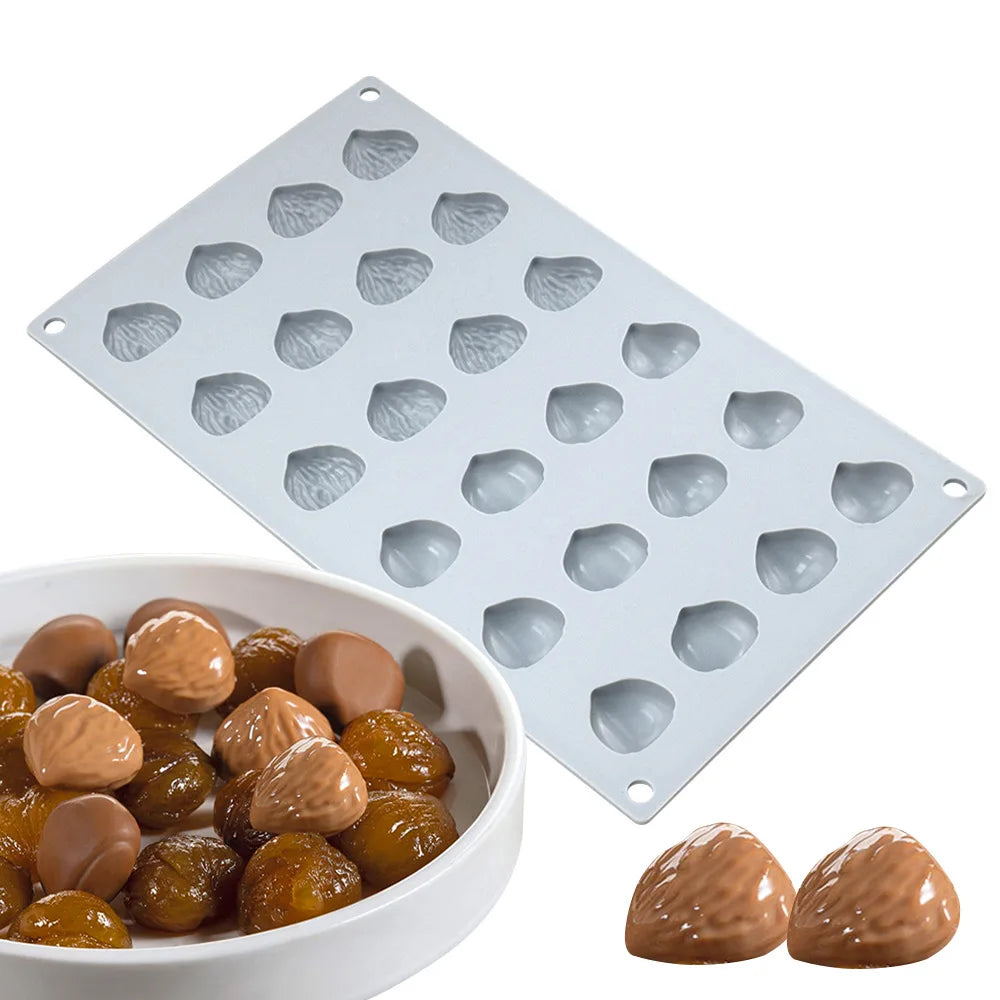 Halloween Molds Skull Pumpkin Chocolate Silicone Mold Witch Ghost Design Fudge Cake mould Dessert Decorating Baking Tools