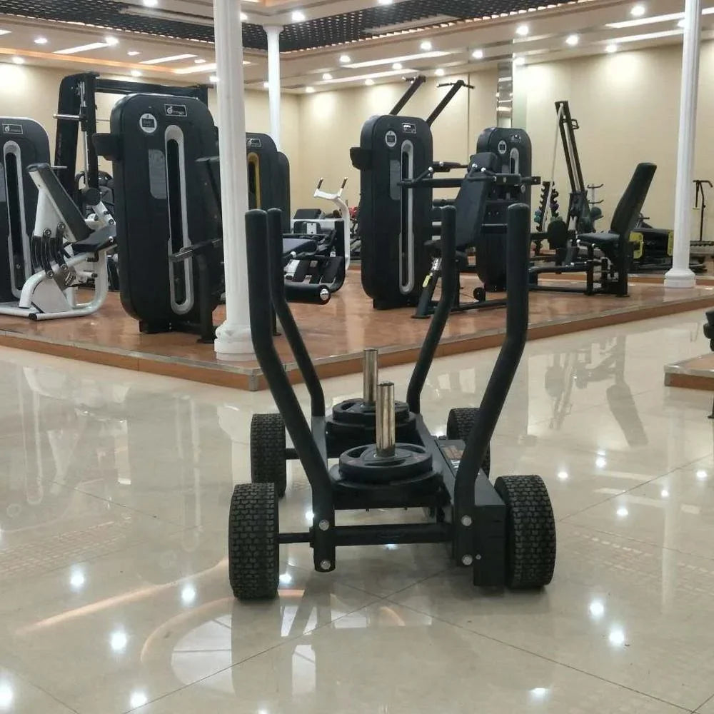 Fitness Equipment Tank Sled with Wheels Weighted Sled