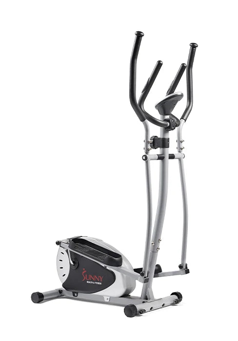 Fitness Programmable 16 Electro-Magnetic Elliptical Cross Trainer Exercise Machine, Full-Body Cardio Equipment w/