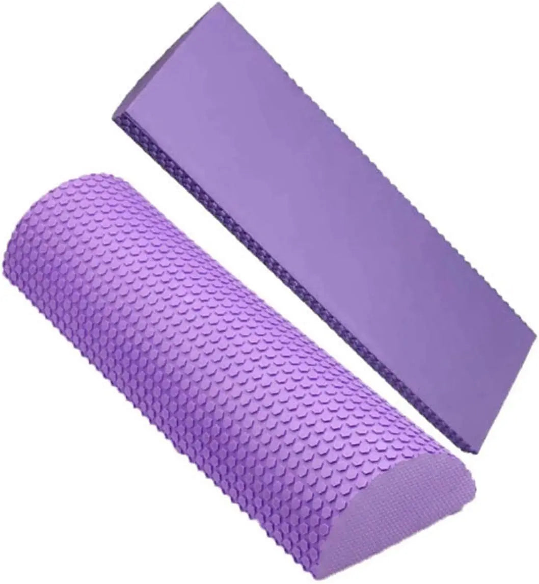 High-Density EVA Foam Roller 30/45CM Fitness Yoga Balance Pad Deep Tissue Massager Myofascial Release Physical Therapy Equipment