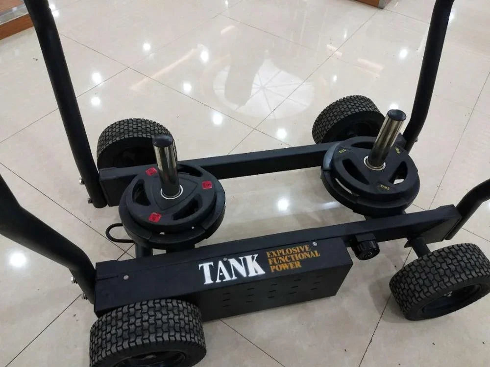 Fitness Equipment Tank Sled with Wheels Weighted Sled
