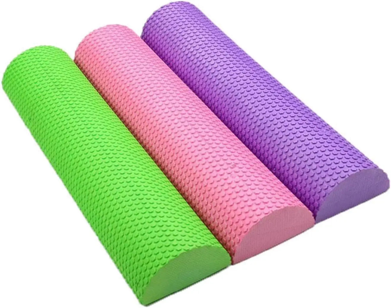 High-Density EVA Foam Roller 30/45CM Fitness Yoga Balance Pad Deep Tissue Massager Myofascial Release Physical Therapy Equipment