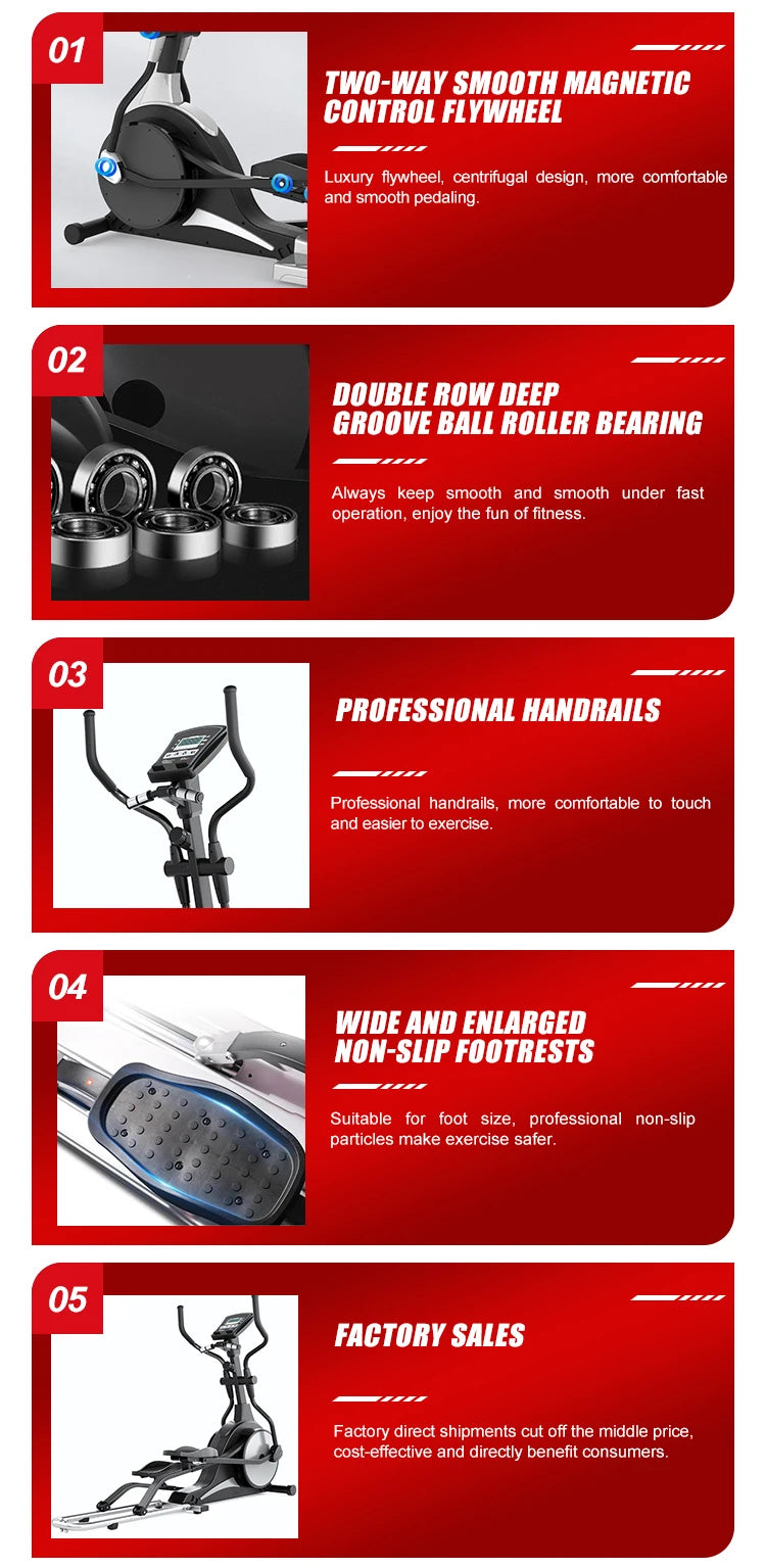 Hot New Fitness Commercial Elliptical Trainer Machine Sports Aerobic Machine High Demand Sports Equipment Elliptical machine