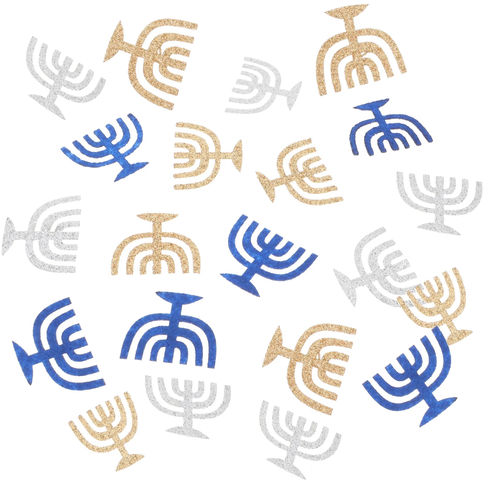 50 Pcs Hanukkah Decoration Party Table Centerpiece Favor Ornaments for Non-woven Adorn Supplies