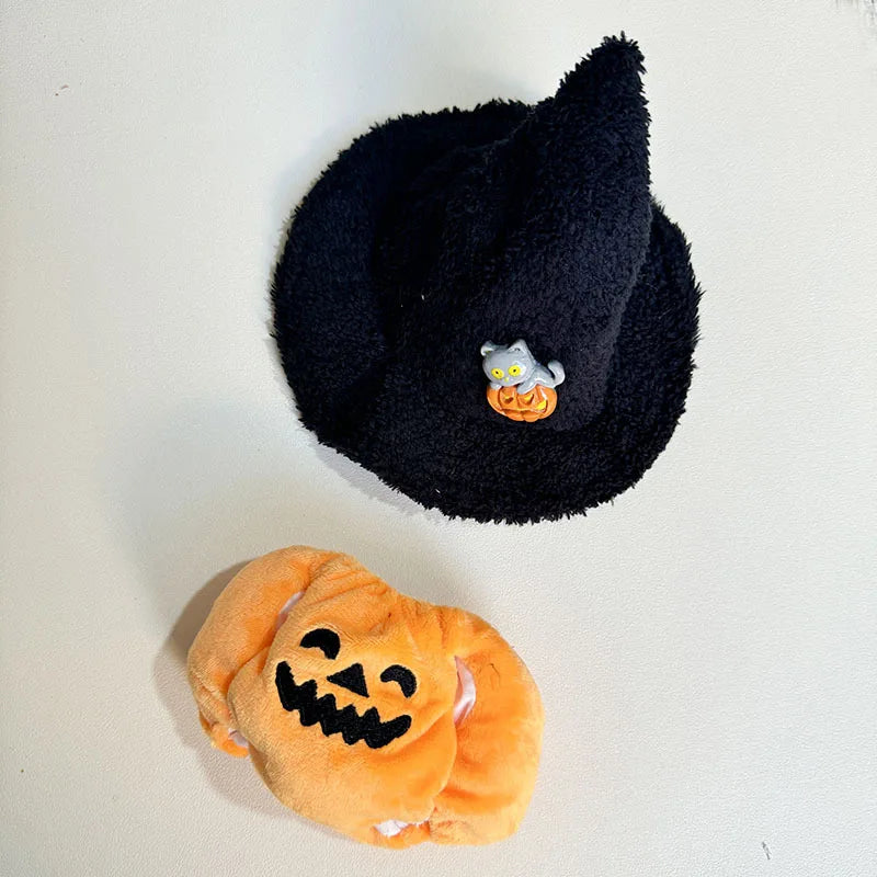 Halloween Clothing Plush Doll'S Clothes Outfit Accessories For Korea Kpop Exo Labubu I II Idol Dolls Sitting Party Pumpkin Suit