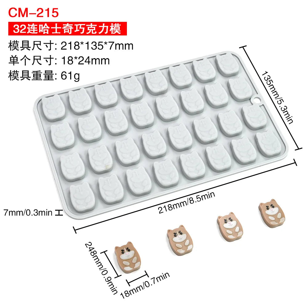 Halloween Molds Skull Pumpkin Chocolate Silicone Mold Witch Ghost Design Fudge Cake mould Dessert Decorating Baking Tools