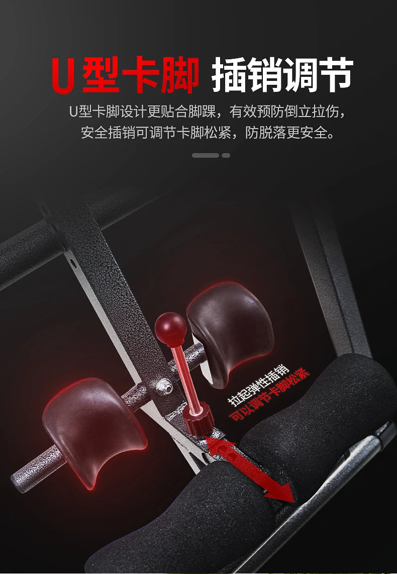 YJQ inverted machine lumbar stretching yoga hanging aid home fitness equipment