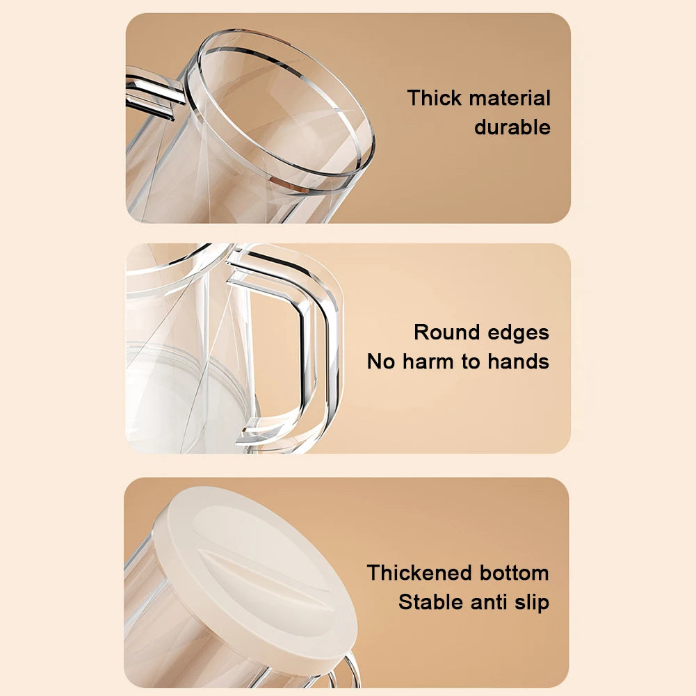 Freezer Beer Mugs Food Grade PET Glasses Cup For Milkshakes