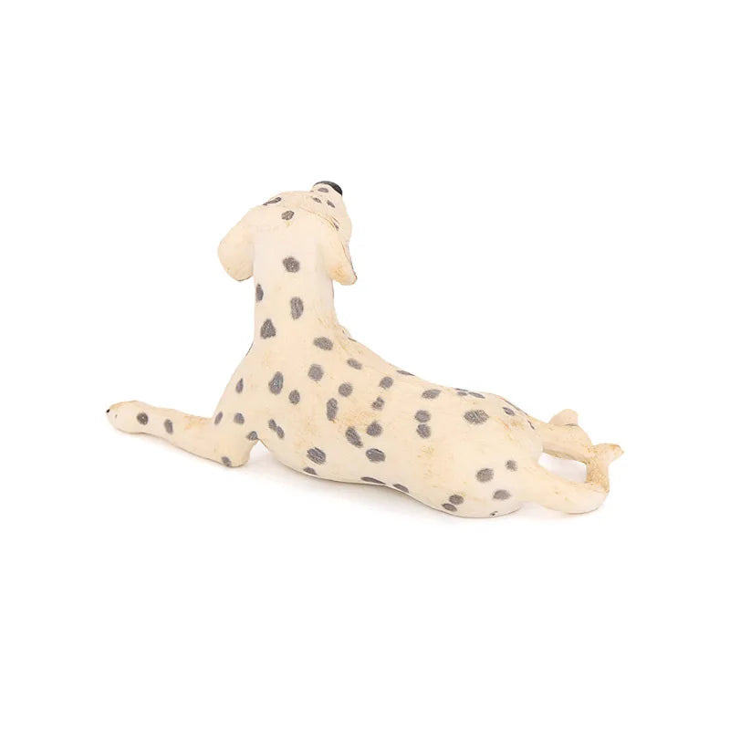 Kawaii Solid Simulation Animal Model Action Figure Toy Dog Pet Spot Dog Children's Cognitive Toys Ornaments for Kids Gift