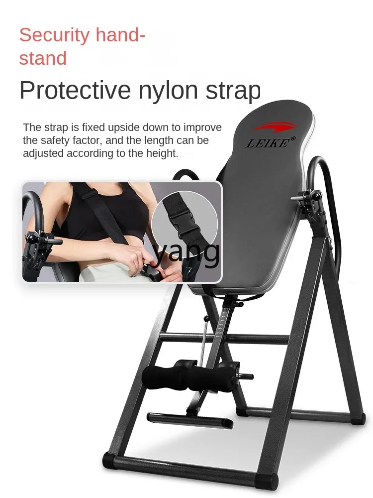YJQ inverted machine lumbar stretching yoga hanging aid home fitness equipment
