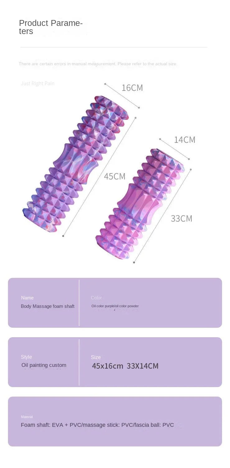 Foam axis thin leg artifact muscle relaxation massage roller yoga column fitness equipment 45*16cm