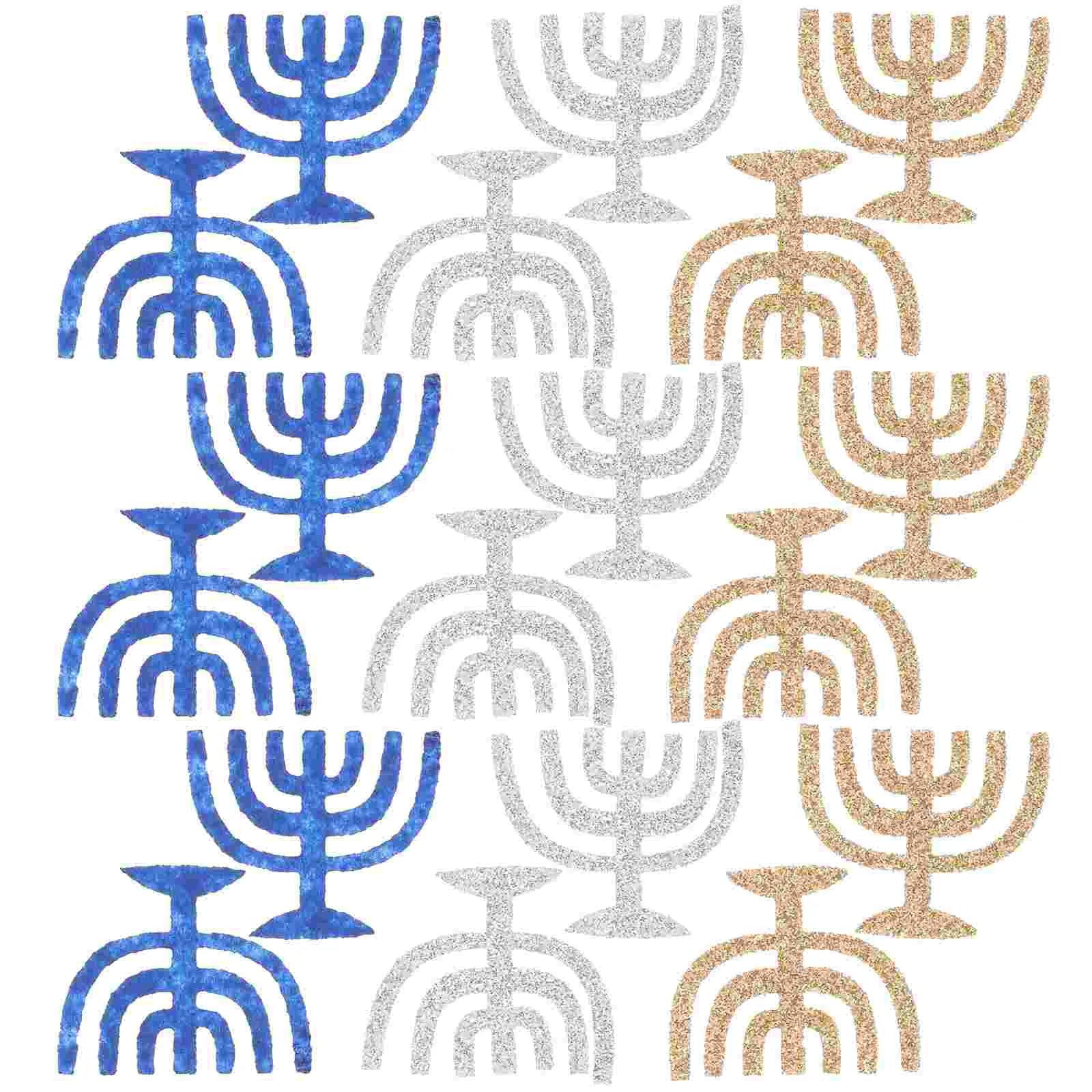 50 Pcs Hanukkah Decoration Party Table Centerpiece Favor Ornaments for Non-woven Adorn Supplies