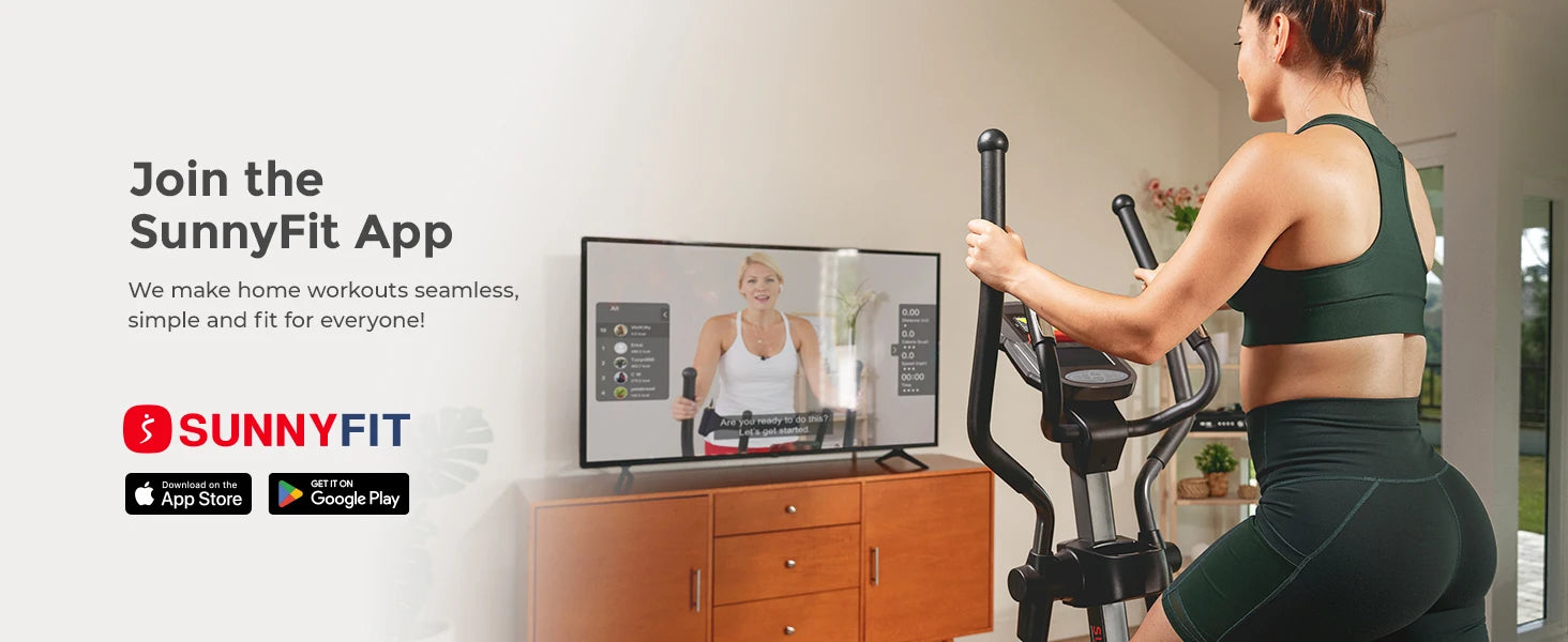 Fitness Programmable 16 Electro-Magnetic Elliptical Cross Trainer Exercise Machine, Full-Body Cardio Equipment w/