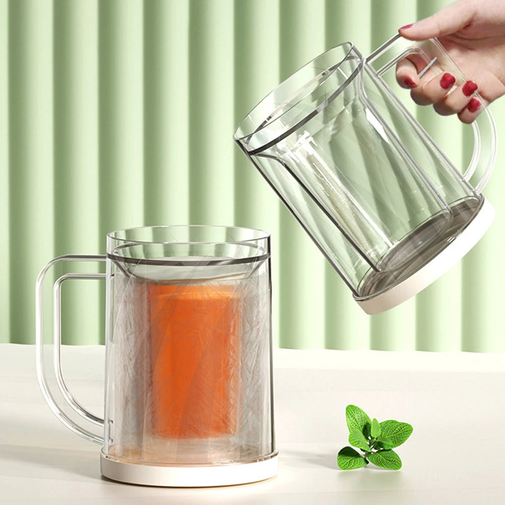 Freezer Beer Mugs Food Grade PET Glasses Cup For Milkshakes